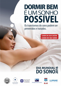 De acordo com pesquisa, 40% dos brasileiros sofrem de distúrbios do sono; ação será realizada no domingo (20)