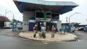 A ação conta com o apoio do 5º Batalhão de Polícia Militar e do Batalhão de Policiamento de Trânsito (BPTran) 