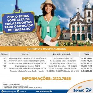 Potencial turístico de Alagoas eleva procura por profissionais qualificados