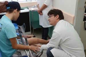 Ação ocorreu nesta quarta (27), no Ambulatório de Hematologia da unidade.