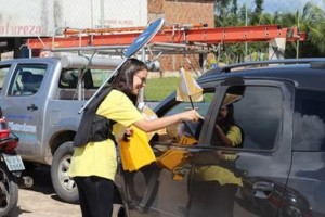 Parceria da prefeitura com o Departamento Estadual de Trânsito de Alagoas (Detran/AL), possibilitou blitz educativa.