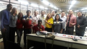 Fim dos trabalhos em Palmeira, representantes do partido reunidos