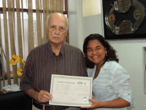 Ormindo e Cleópatra com a licença ambiental do IMA