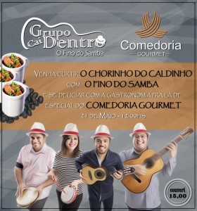 flyer caldinho do chorinho