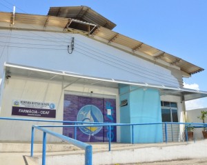 Prédio da Central de Assistência Farmacêutica (Ceaf), antiga Farmex.