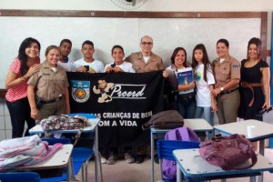 Ação, realizada na última segunda (18), foi uma parceria da Esmal com a PM de Alagoas