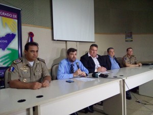 Delegado-geral da Polícia Civil de Alagoas (PC/AL), Paulo Cerqueira, informou na coletiva que Alagoas ainda tem o menor índice de assaltos com explosões a banco do País