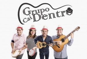 Músicas serão interpretadas pelo Grupo Cai Dentro neste domingo (16) a partir das 12h no bar de praia 