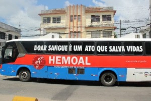 Unidade móvel do Hemocentro de Alagoas coletará sangue em frente ao Palácio do Governo nesta quarta-feira (26).