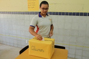 Estudantes, pais, professores e funcionários foram às urnas nesta quinta-feira (27) para escolher os representantes dos conselhos escolares da rede pública estadual para o biênio 2016-2018