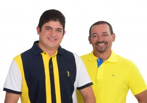 David Pedrosa ao lado do vice Til