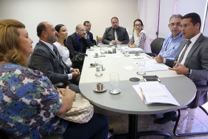 Reunião foi realizada na manhã desta quarta (8), na Direção Geral do Tribunal de Justiça