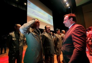 Vice-governador Luciano Barbosa durante evento de promoção de praças e oficiais nesta sexta-feira (3): prestação de contas sobre os vários investimentos na Segurança Pública.