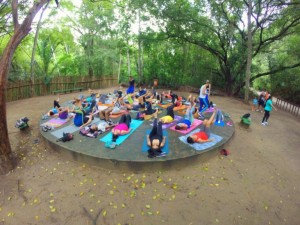 Aula de pilates será realizada na Arena Verde a partir das 09h. (Foto: Plínio Bismarck/Cortesia) 