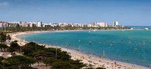 Praia de Pajuçara, um dos atrativos a capital alagoana