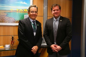 Ministro Marx Beltrão, se reuniu com o novo presidente do Banco Nacional de Desenvolvimento Econômico e Social (BNDES), Paulo Rabello de Castro