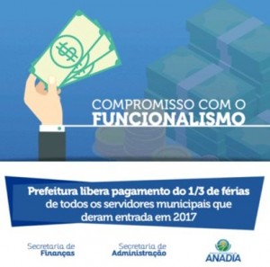 pagamento terço de férias