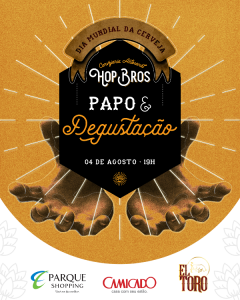 Nesta sexta-feira (04/08), tem bate-papo e dicas para harmonizar brejas e hambúrgueres com o mestre cervejeiro da Hop Bros e os chefs da El Toro