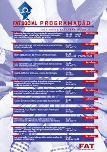FAT SOCIAL - programação
