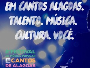 II Festival Em Cantos de Alagoas tem início nesta segunda-feira (30), a partir das 19h, no Teatro Gustavo Leite
