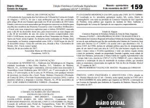 Decreto 01 de 2017 consórcio Zona da Mata
