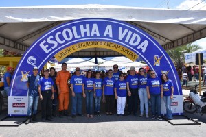 Campanha “Escolha a Vida” foi realizada na manhã desta sexta-feira (1), na Praça Dr. Adelson Isaac de Mirada 