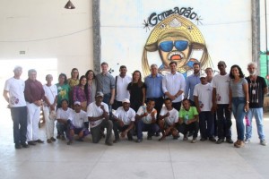 Na manhã desta segunda-feira (05), o diretor da Cooperativa Mãos Verdes Alceu Terra, e o Gerente de Relações Institucionais da Braskem, Milton Pradines, realizaram uma visita técnica na sede da Cooperativa dos Catadores de Marechal Deodoro